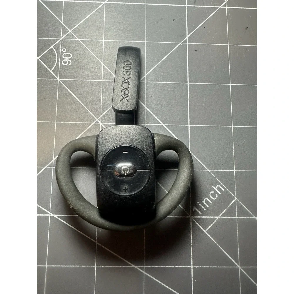 Microsoft Xbox OEM 360 Wireless Headset Earpiece Black- No Charger - Parts Only